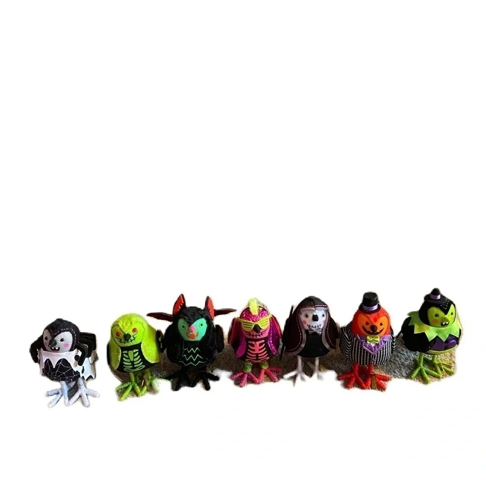 2024 Featherly Friends Hyde & Eek Bird Collection Bundle Halloween Vampire Rock